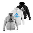 Picture of adidas karate shirt/jacket with a hood