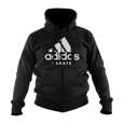 Picture of adidas karate shirt/jacket with a hood