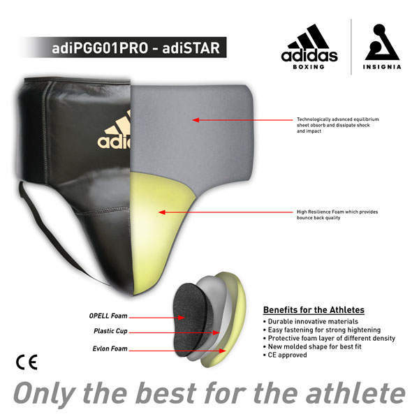 adidas® professional groin protector Pride