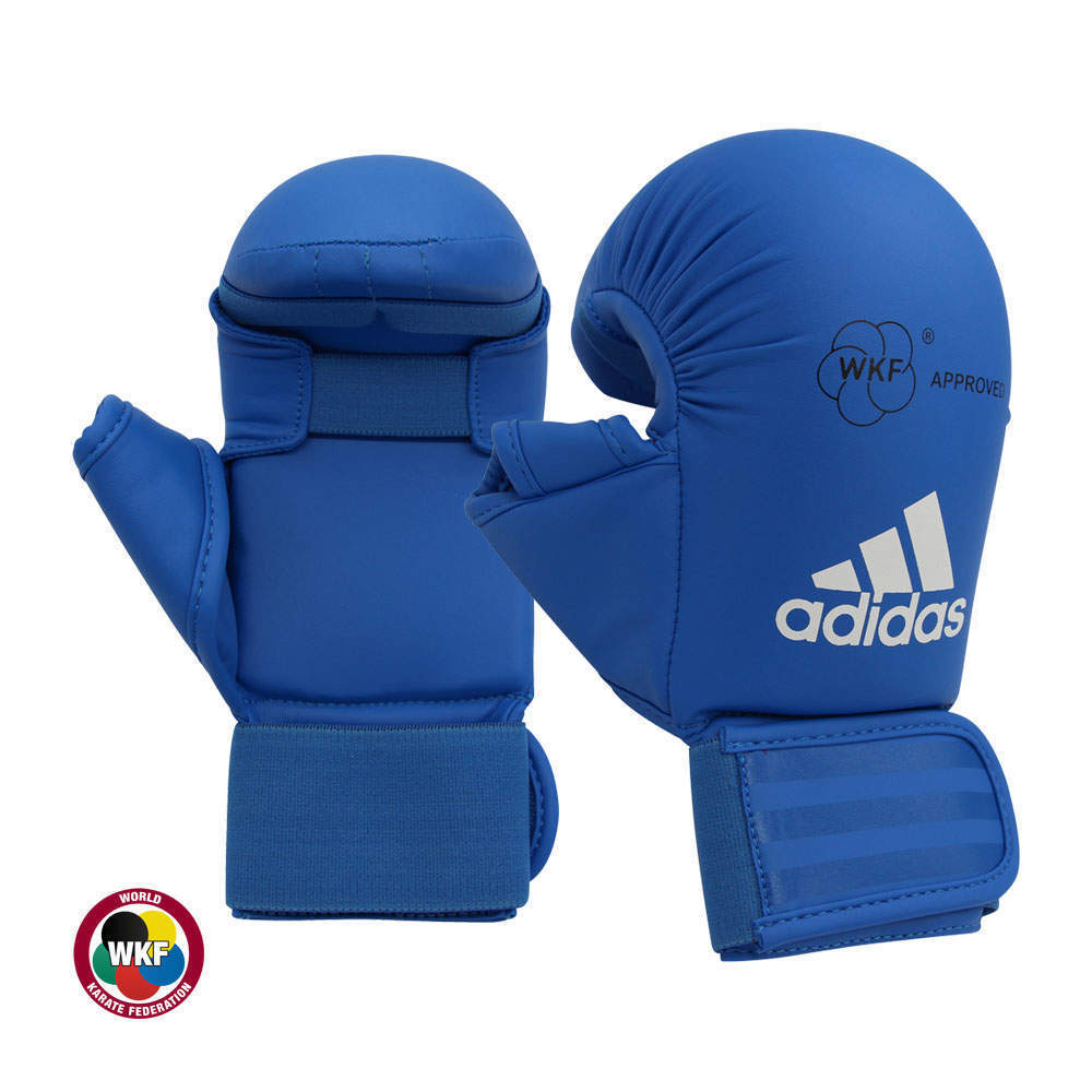 Picture of adidas® WKF karate gloves with a thumb