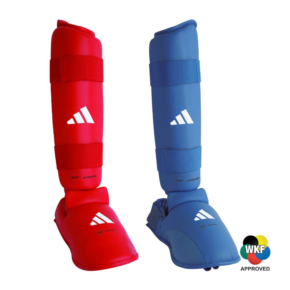 Picture of adidas WKF karate shin and foot protectors  - Tokyo III